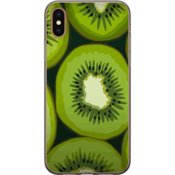 Apple iPhone X Läpinäkyvä kuori Kiwi