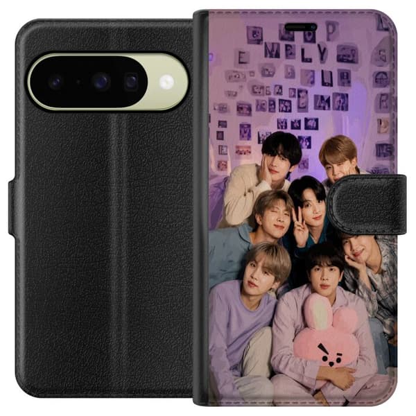 Yhteensopiva Lompakkokotelo Google Pixel 11 BTS lila