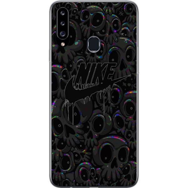 Samsung Galaxy A20s Läpinäkyvä kuori Nike Kuollut