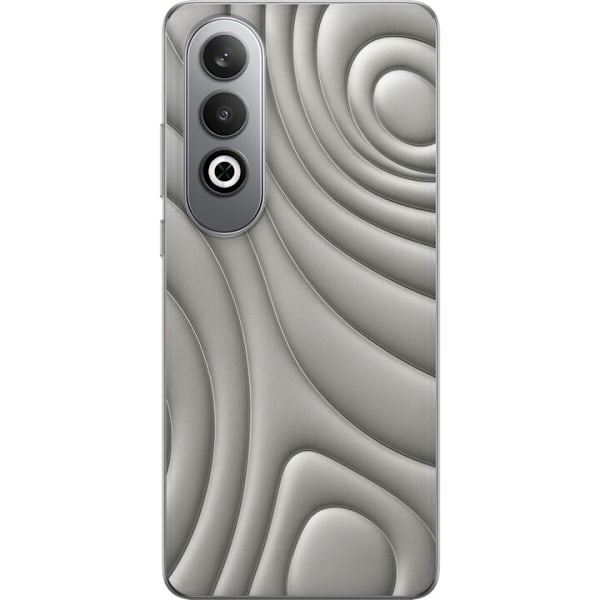 OnePlus Nord CE4 Läpinäkyvä kuori Hopea-aallot