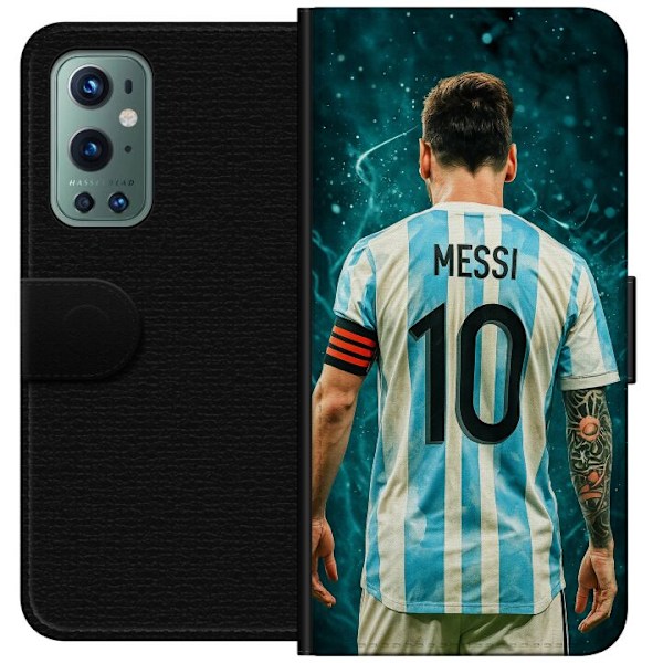OnePlus 9 Pro Tegnebogsetui Messi