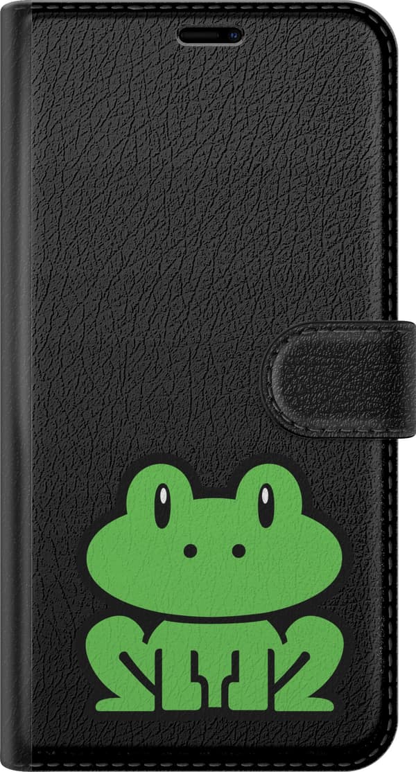 Kompatibelt Lommeboketui til Xiaomi Poco X3 NFC Grön spelgroda grønn