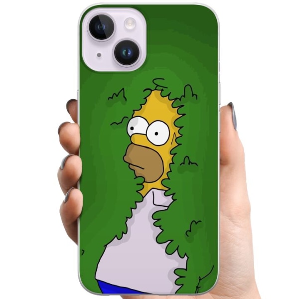 Apple iPhone 15 Plus TPU Mobildeksel Homer Simpson
