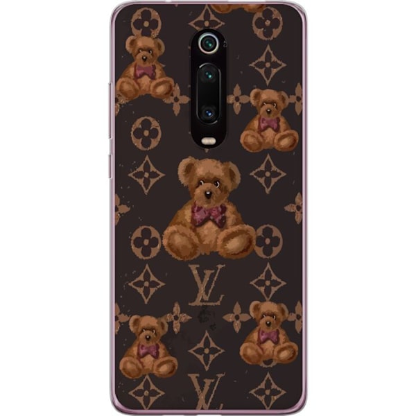 Xiaomi Mi 9T Pro  Läpinäkyvä kuori Louis Vuitton Teddykarhu Kuvio Ylellinen Muotisuunnittelu Suosittu Motiivi Muoti-Trendi Ylelliset Asusteet