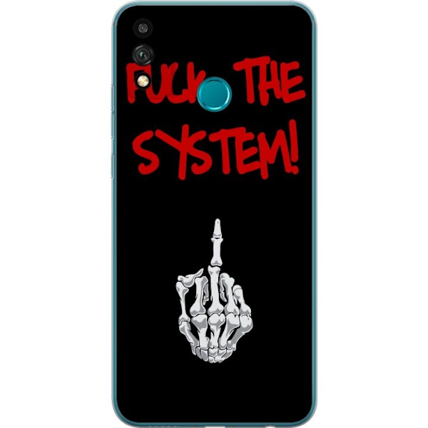 Honor 9X Lite Gennemsigtig cover Fuck System