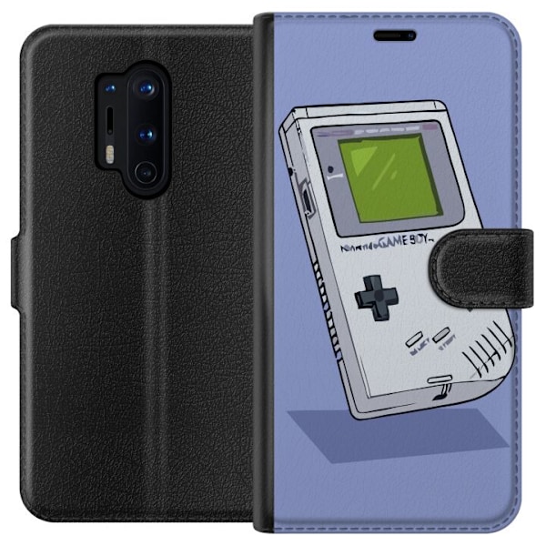 OnePlus 8 Pro Plånboksfodral Game Boy Lila