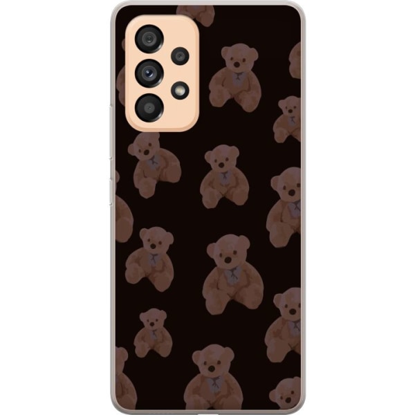 Samsung Galaxy A53 5G Gennemsigtig cover En bjørn flere bjør