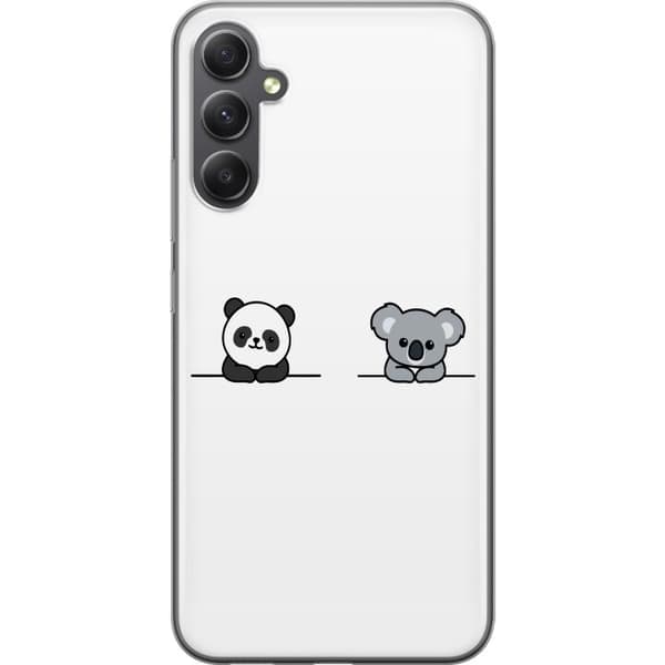 Kompatibelt Mobildeksel til Samsung Galaxy A05s Panda Koala