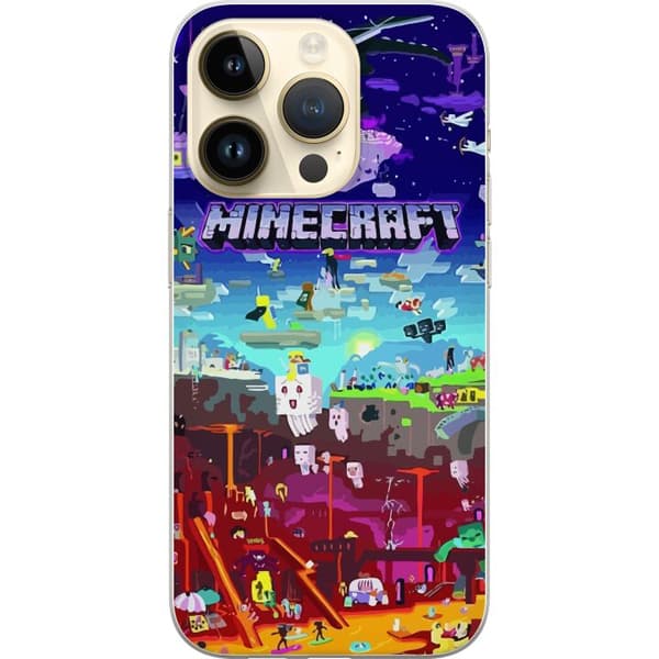 Kompatibelt Mobilskal till Apple iPhone 14 Pro Minecraft