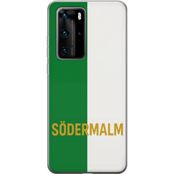 Huawei P40 Pro Läpinäkyvä kuori Södermalm - jalkapallo