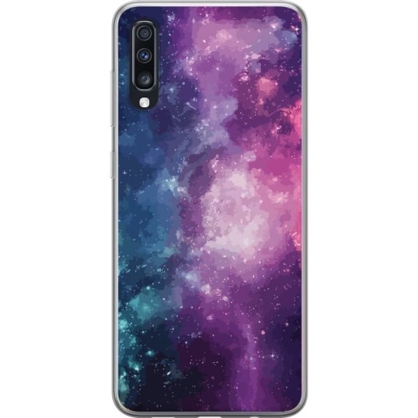 Samsung Galaxy A70 Gennemsigtig cover Nebula