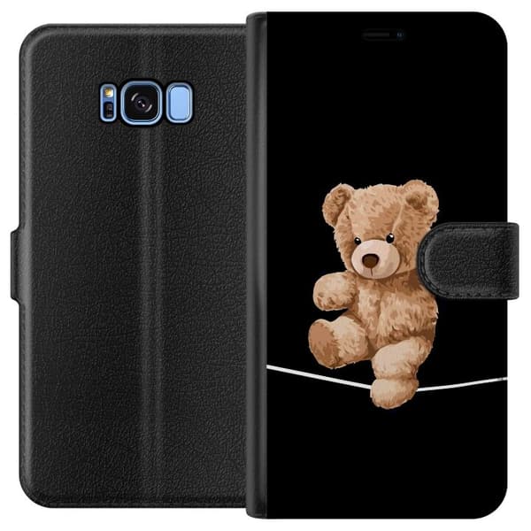 Kompatibelt Plånboksfodral till Samsung Galaxy S8 Björn