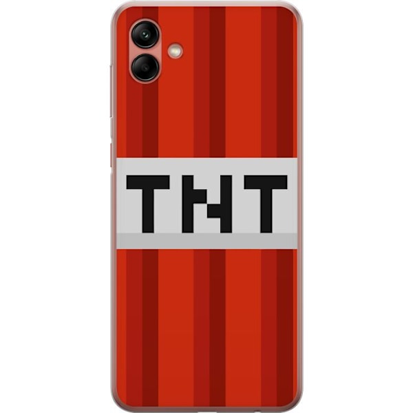 Samsung Galaxy A04 Läpinäkyvä kuori Minecraft TNT