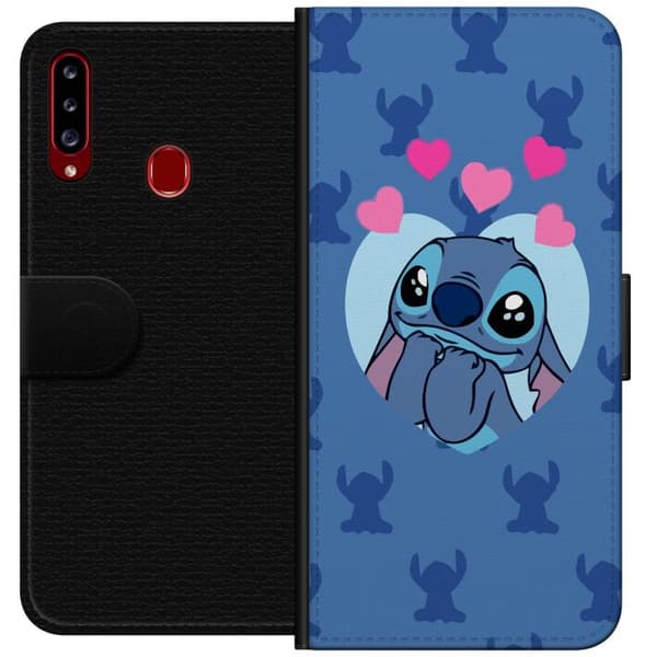 Yhteensopiva Lompakkokotelo Samsung Galaxy A20s Stitch
