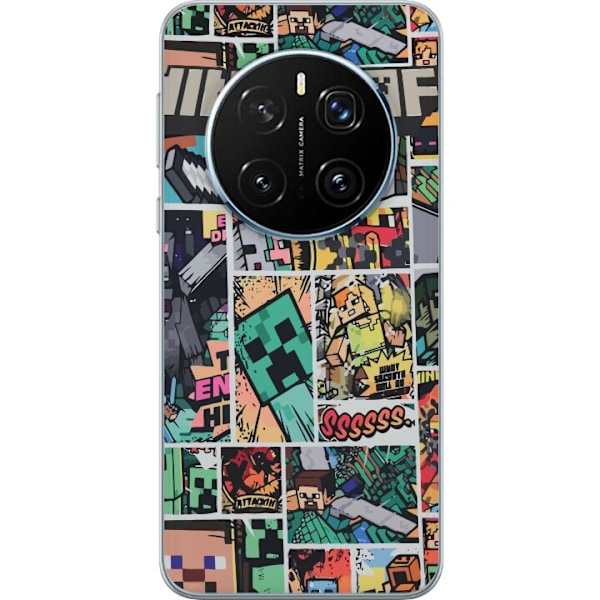 Honor Magic7 Pro Genomskinligt Skal Minecraft Art