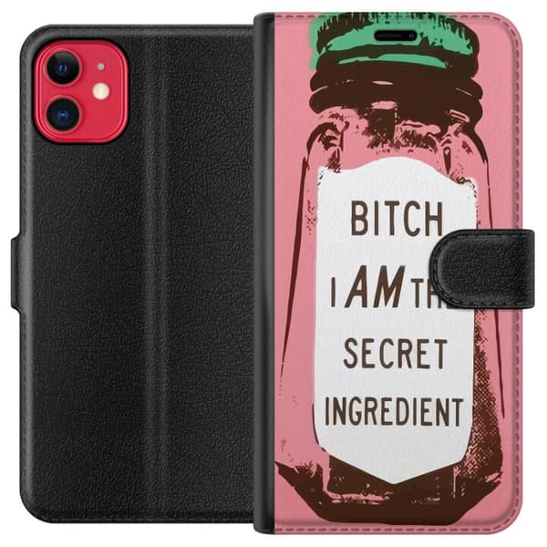 Kompatibel Tegnebogsetui til Apple iPhone 11 Hemmelig Krukke