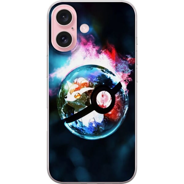 Apple iPhone 16 Läpinäkyvä kuori POKéMON