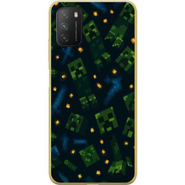 Xiaomi Poco M3  Genomskinligt Skal Minecraft Dungeons Mob