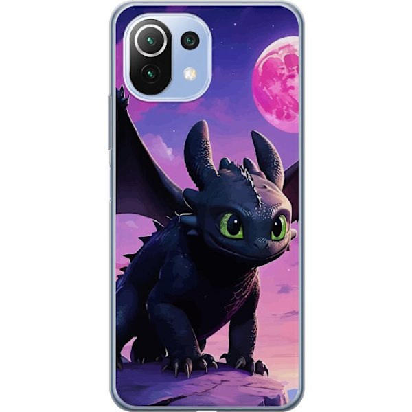 Xiaomi Mi 11 Lite Genomskinligt Skal How to Train Your Dragon (Draktränaren)