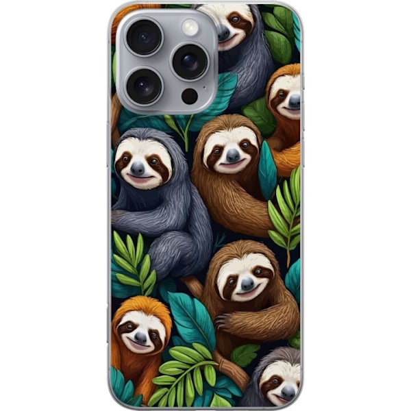 Apple iPhone 16 Pro Max Läpinäkyvä kuori Sengångarstil - r