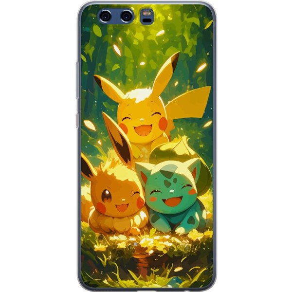 Huawei P10 Läpinäkyvä kuori Pixelmonster pelityyli - värik
