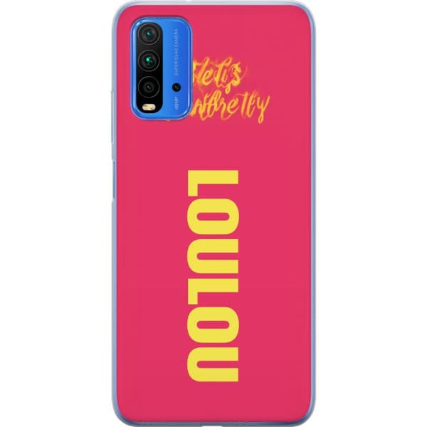 Kompatibelt Mobildeksel til Xiaomi Redmi Note 9 4G LOL LOL text rosa