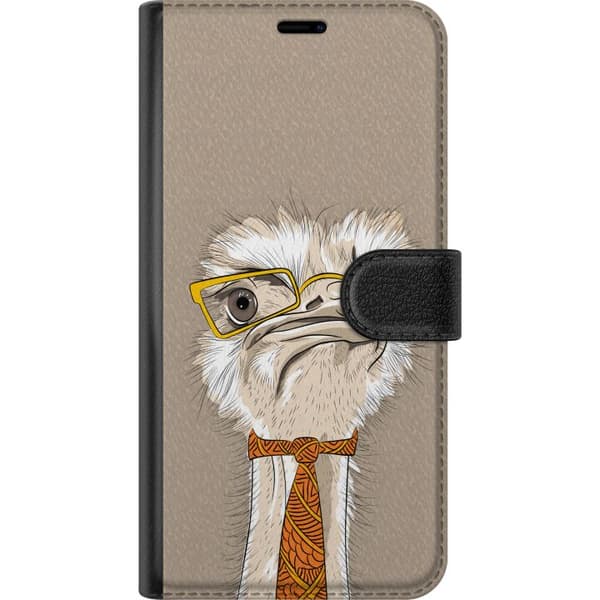 Kompatibelt Plånboksfodral till Apple iPhone 5 Beige strutsprofessor beige