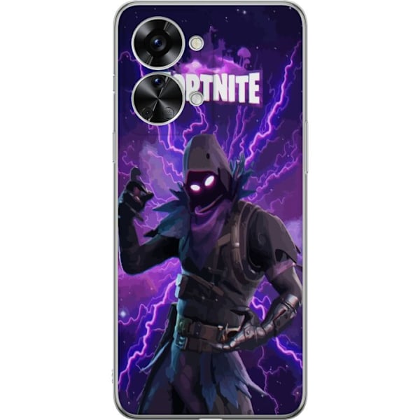 OnePlus Nord 2T Läpinäkyvä kuori Fortnite Raven