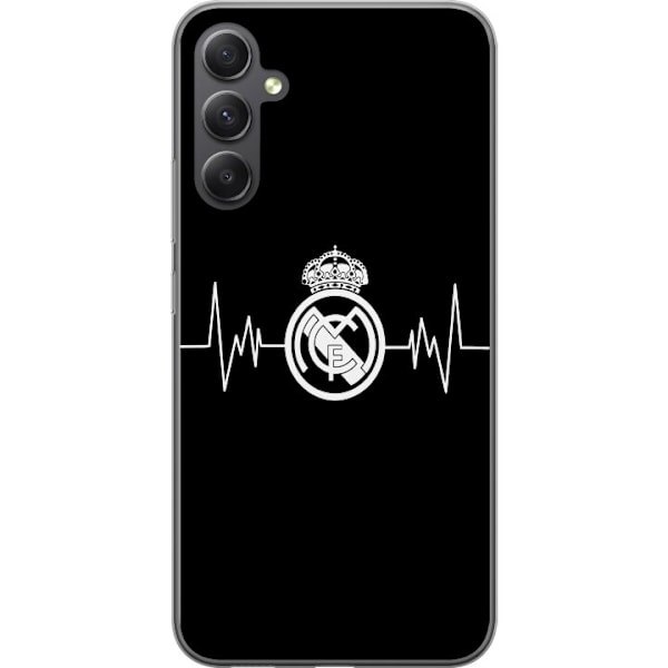 Samsung Galaxy A15 5G Läpinäkyvä kuori Real Madrid CF