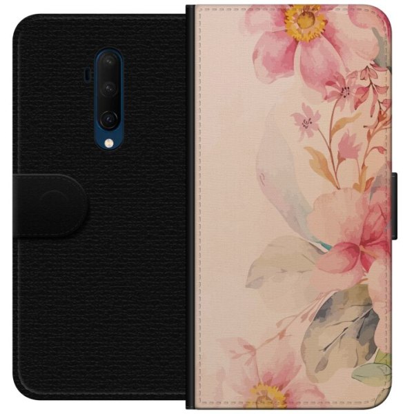 OnePlus 7T Pro Plånboksfodral Färgglada Blommor