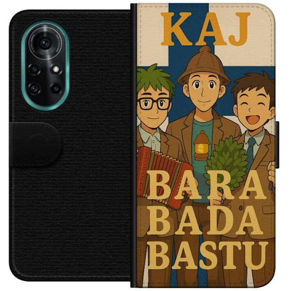 Huawei nova 8 Pro Plånboksfodral Bara bada bastu KAJ