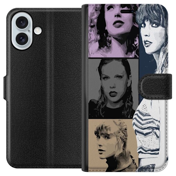 Apple iPhone 16 Plus Tegnebogsetui Taylor Swift