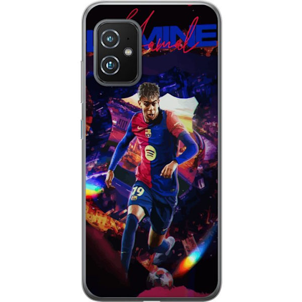 Asus Zenfone 8 Läpinäkyvä kuori Yamal Rising Talent FC Barcelona Pelaaja Nuori Jalkapalloilija Suosittu Motiivi Urheilu Espanja Lahjakkuus