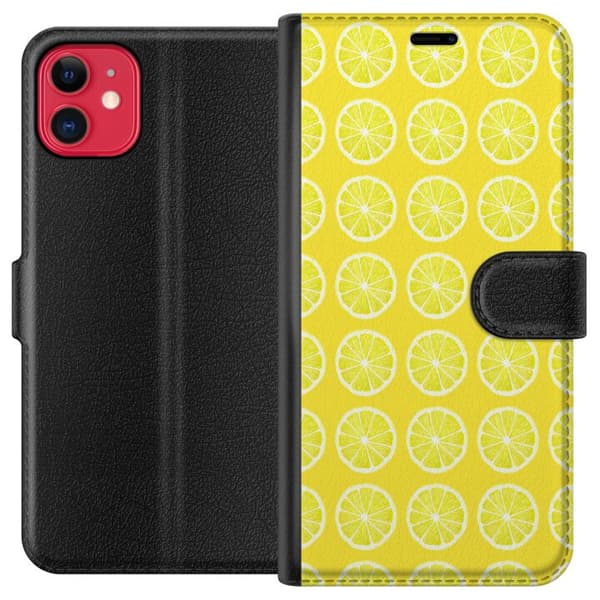 Kompatibel Tegnebogsetui til Apple iPhone 11 Citroner