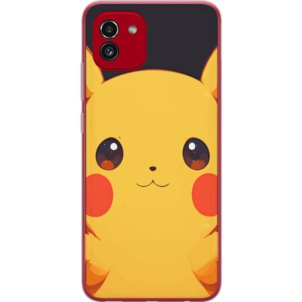 Samsung Galaxy A03 Genomskinligt Skal Pikachu