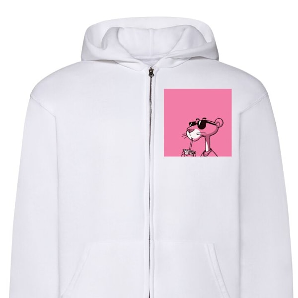 Zip-Hoodie | Hættetrøje med Lynlås til Voksne Rosa Panter D