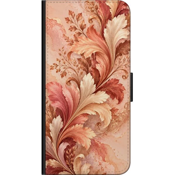 Kompatibel Tegnebogsetui til Samsung Galaxy Note10+ Kopparblad orange