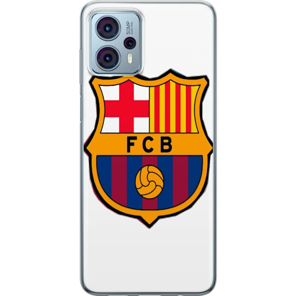 Motorola Moto G23 Läpinäkyvä kuori FC Barcelona Emblem Jalkapallo Katalonia Sininen Punainen Seuran Logo Ylpeys La Liga Fanit Ikoninen Kuva