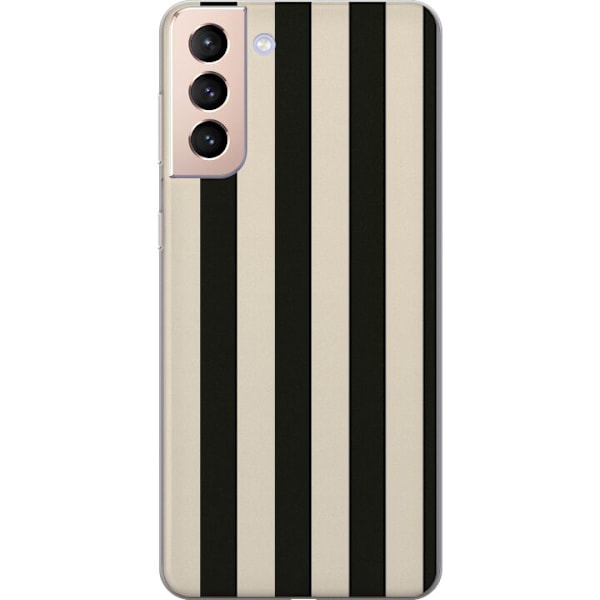 Samsung Galaxy S21 Genomskinligt Skal Line Flow