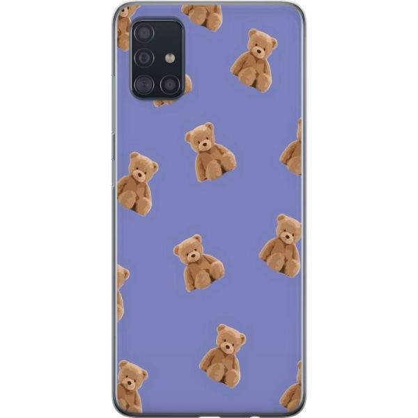 Samsung Galaxy A51 Gjennomsiktig deksel Flygende bjørner