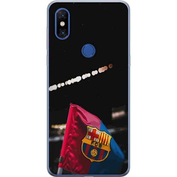 Xiaomi Mi Mix 3 Genomskinligt Skal FCB Barcelona