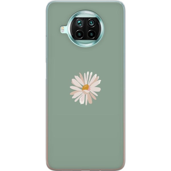 Xiaomi Mi 10T Lite 5G Läpinäkyvä kuori Vihreä Minimalikukk