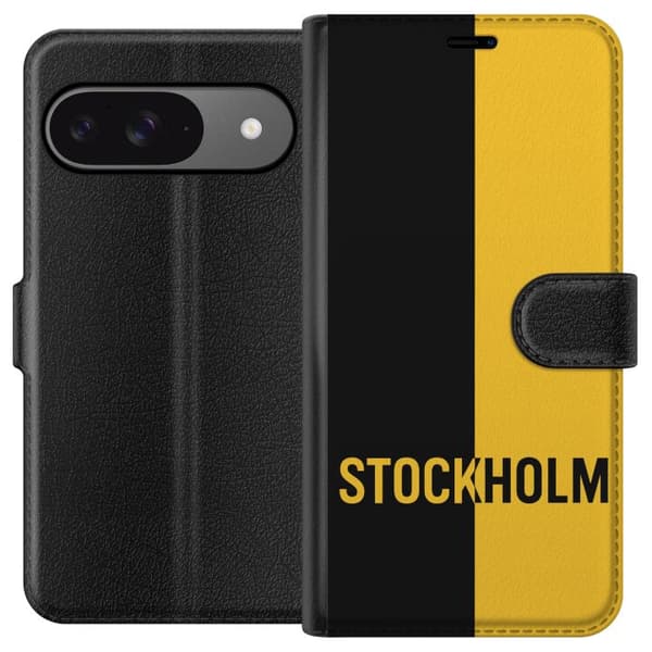 Kompatibelt Lommeboketui til Google Pixel 9 Pro Stockholm