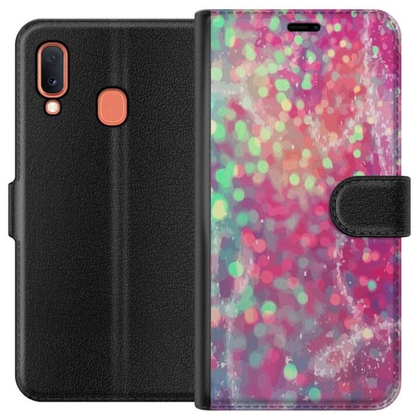Kompatibelt Lommeboketui til Samsung Galaxy A20e Glitre
