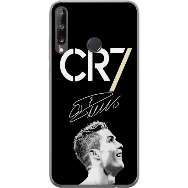 Huawei P40 lite E Genomskinligt Skal CR7 Ronaldo