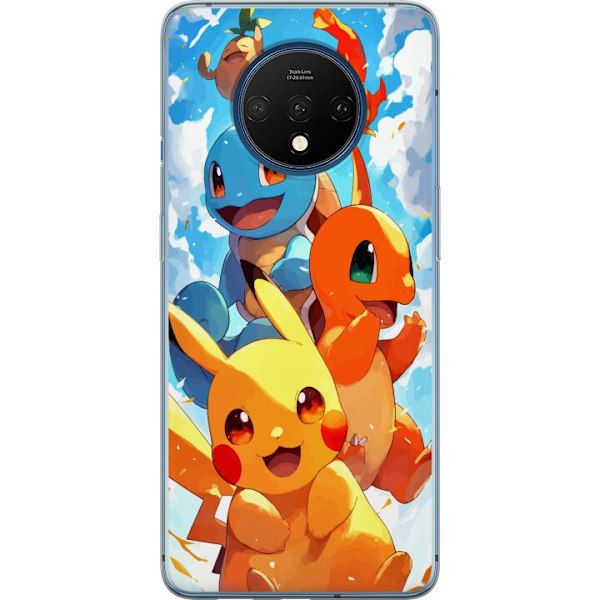 OnePlus 7T Läpinäkyvä kuori Pocket Creatures - innoittanut