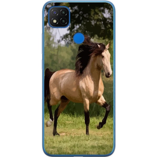 Xiaomi Redmi 9C Cover / Mobilcover - Hest