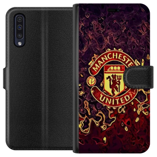 Samsung Galaxy A50 Tegnebogsetui Manchester United