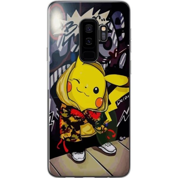 Samsung Galaxy S9+ Läpinäkyvä kuori Pikachu