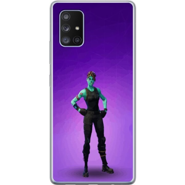 Samsung Galaxy A71 5G Läpinäkyvä kuori Fortnite - Ghoul Tro